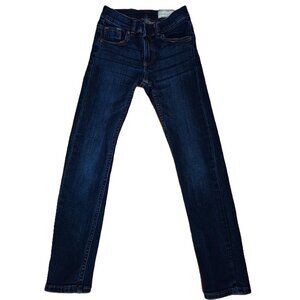 Polarn O Pyret Slim Stretch 5 Pocket Jeans Size 7-8 Yrs Color Mid Denim Blue